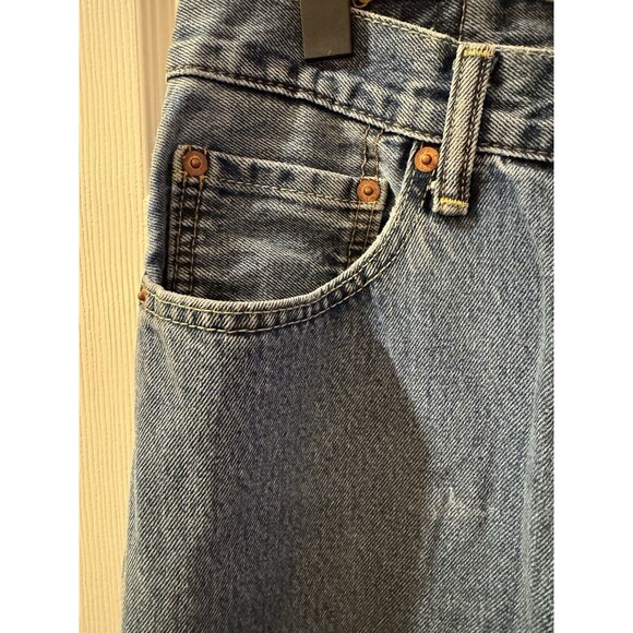 LEVIS 550 MENS RED TAB BLUE DENIM JEANS TAG SIZE 34 X 34 Nicely Worn Classic - Picture 4 of 10